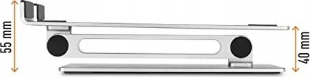 Durable Patvarus nešiojamo kompiuterio STAND RISE sidabrinis 505023