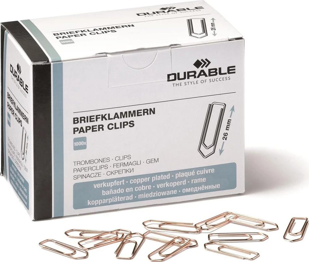 Sąvaržėlės Durable, 26mm variuotos 1000vnt