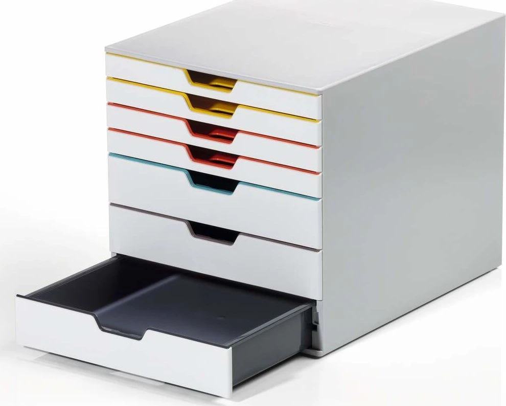Durable DURABLE Schubladenbox VARICOLOR Mix 7 Fächer mehrfb