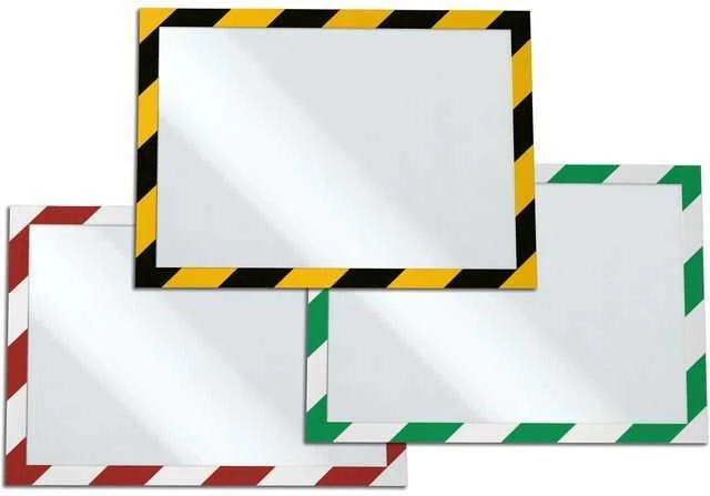 Plakatas Durable Patvarus DURAFRAME SECURITY lipnus rėmas žalia-balta A4, 2 vnt (DUR941)
