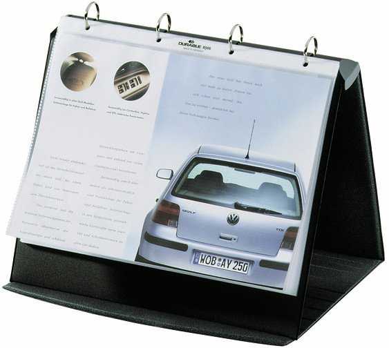 Durable Durable Durastar, Freestanding, A4, Landscape, PVC, Graphite, Pilkas, 330 mm