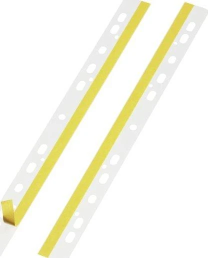 Laikiklis Durable DURABLE Paski do segregatorów Filefix A4 samoprzylepny 25x297mm permatomas 50