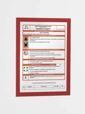 Durable Lipnus informacijos rėmelis A4 oranžinė 2vnt (4872- 09)
