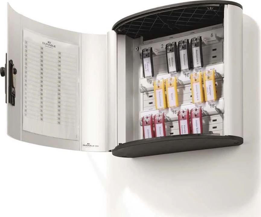 Durable DURABLE Schlüsselkasten KeyBoxCode18 Zahlenschloss sidabrinis