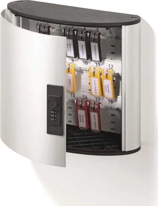 Durable DURABLE Schlüsselkasten KeyBoxCode18 Zahlenschloss sidabrinis