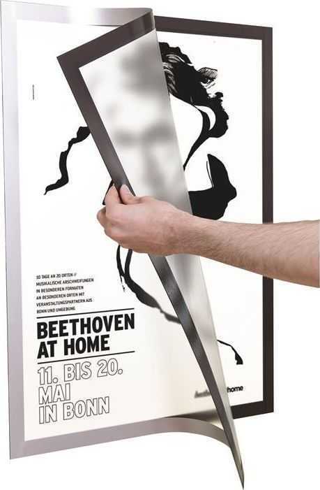Durable DURABLE Inforahmen Duraframerahmen Poster A2 1 vnt. sidabrinis