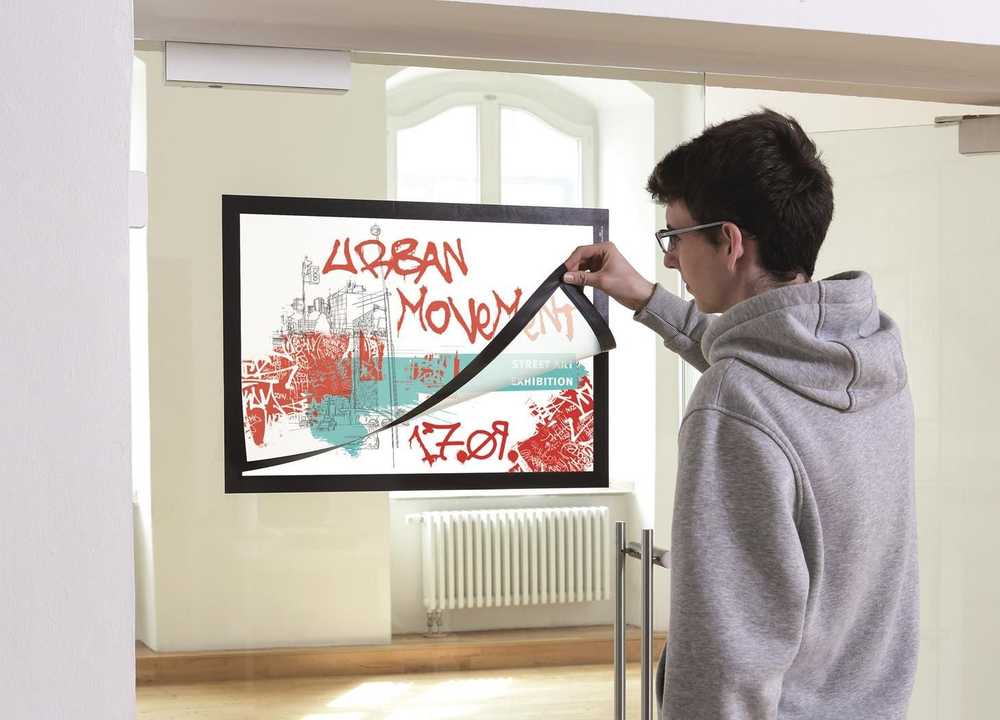 Nuotraukų rėmelis Ramka Durable RAMKA MAGNETYCZNA A2 DURAFRAME POSTER, JUODA