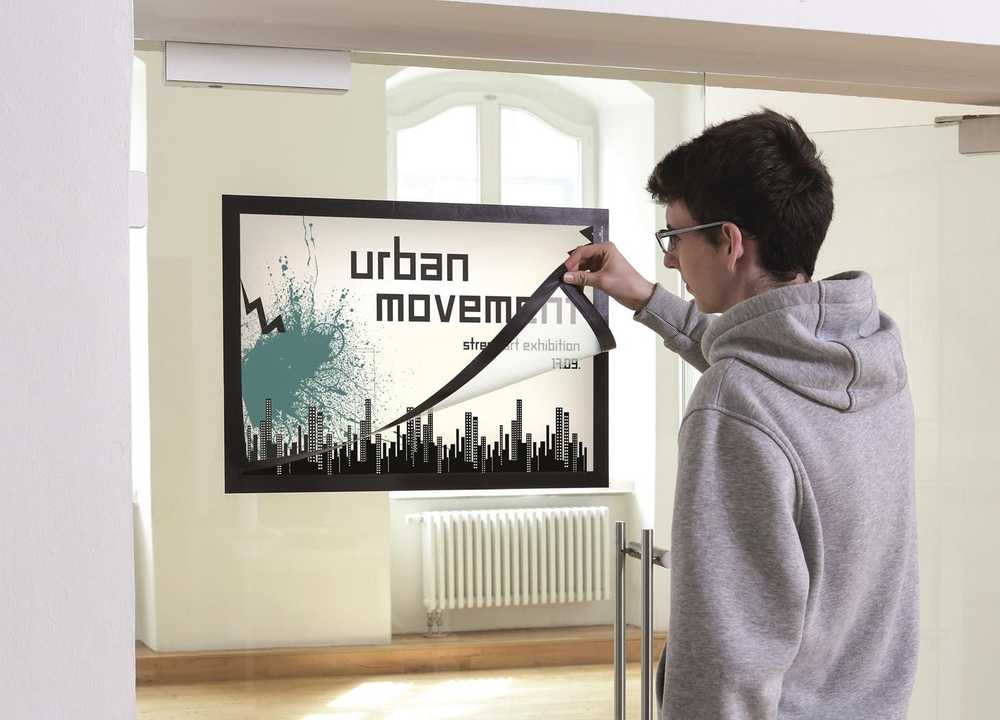 Nuotraukų rėmelis Ramka Durable RAMKA MAGNETYCZNA A2 DURAFRAME POSTER, JUODA