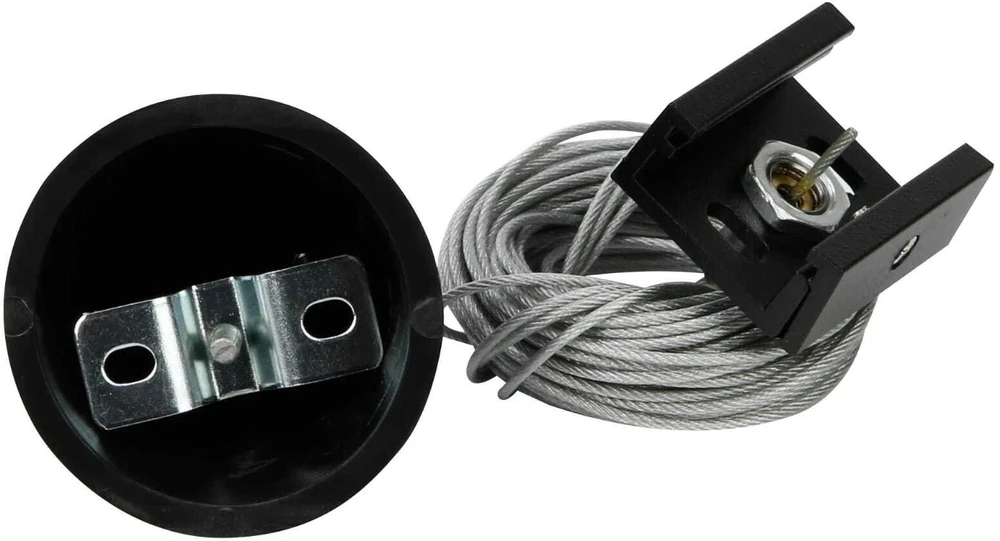 Durable Led Line Prime Šviestuvų bėgeliuose LUMICANTO pakabinimo troselio komplektas 8m juodas