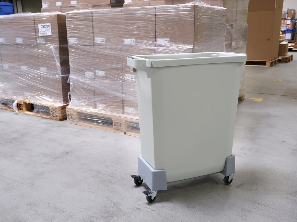 Šiukšliadėžė Durable Waste cart for DURABIN® 60 ltr. graphite pilkas rPP