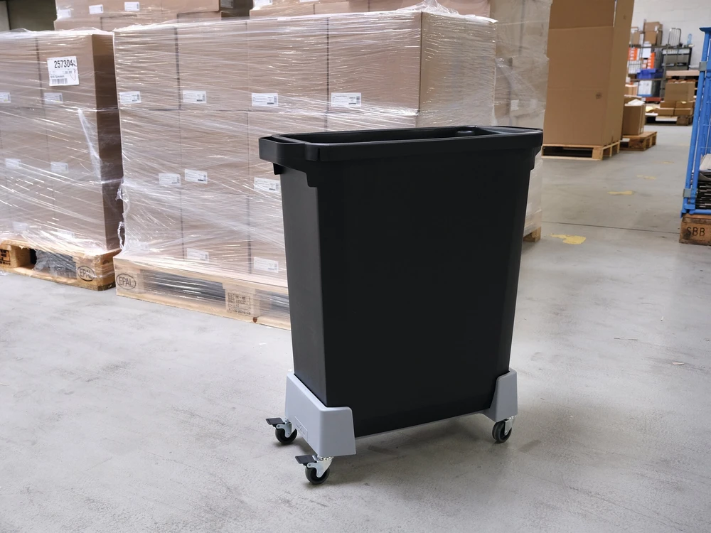 Šiukšliadėžė Durable Waste cart for DURABIN® 60 ltr. graphite pilkas rPP