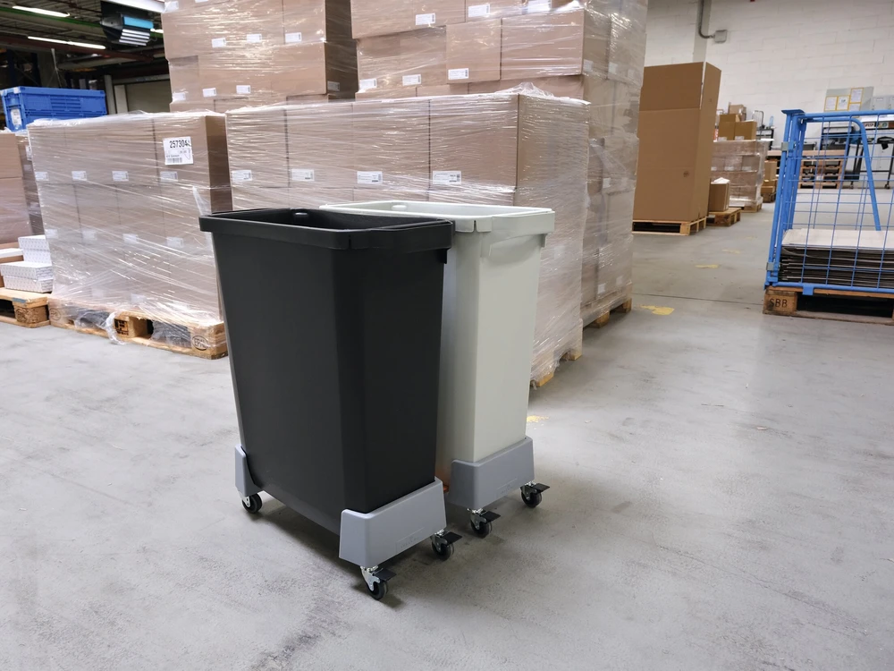 Šiukšliadėžė Durable Waste cart for DURABIN® 60 ltr. graphite pilkas rPP