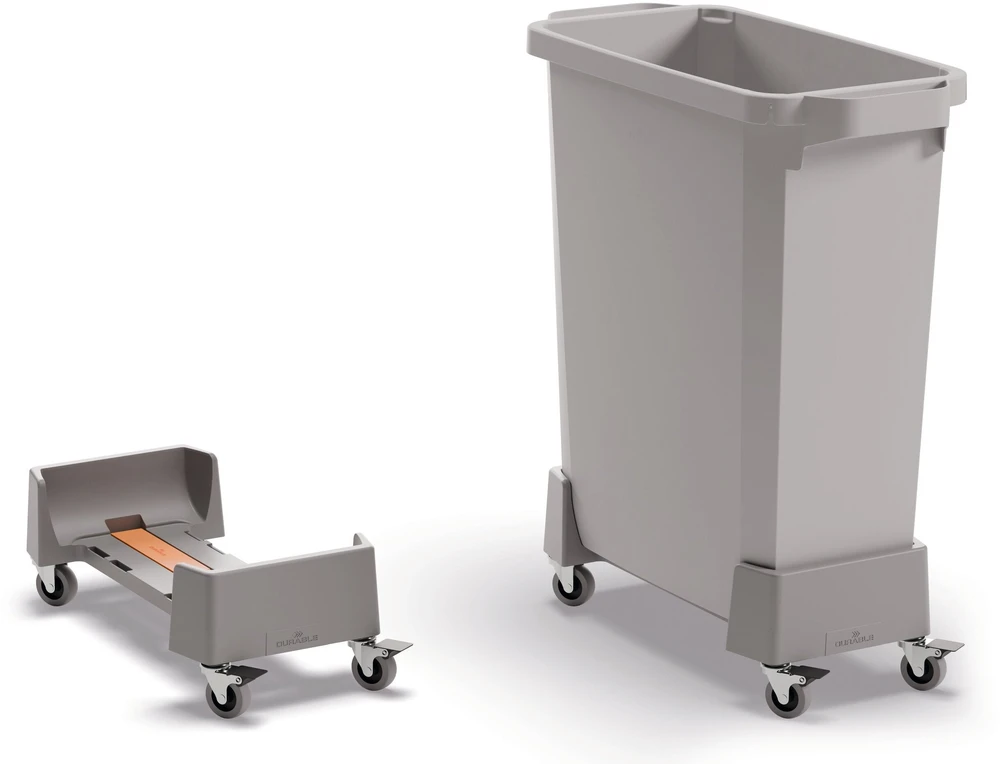Šiukšliadėžė Durable Waste cart for DURABIN® 60 ltr. graphite pilkas rPP