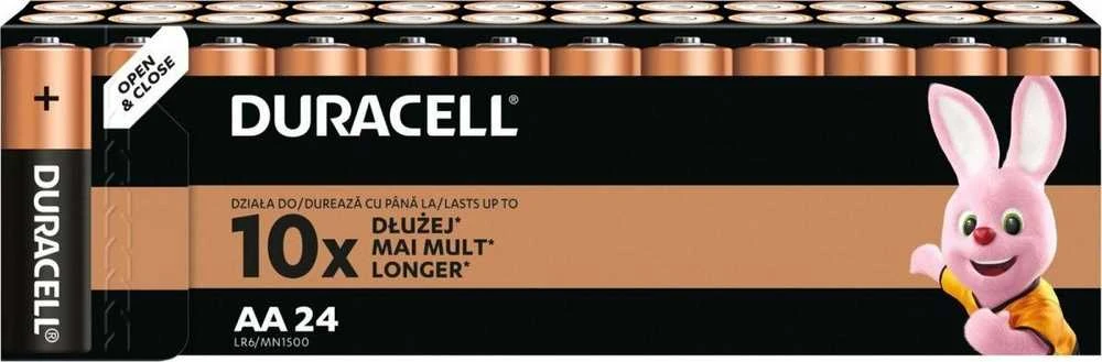 Duracell Baterija Basic AA / LR6 Blister 24 vnt.