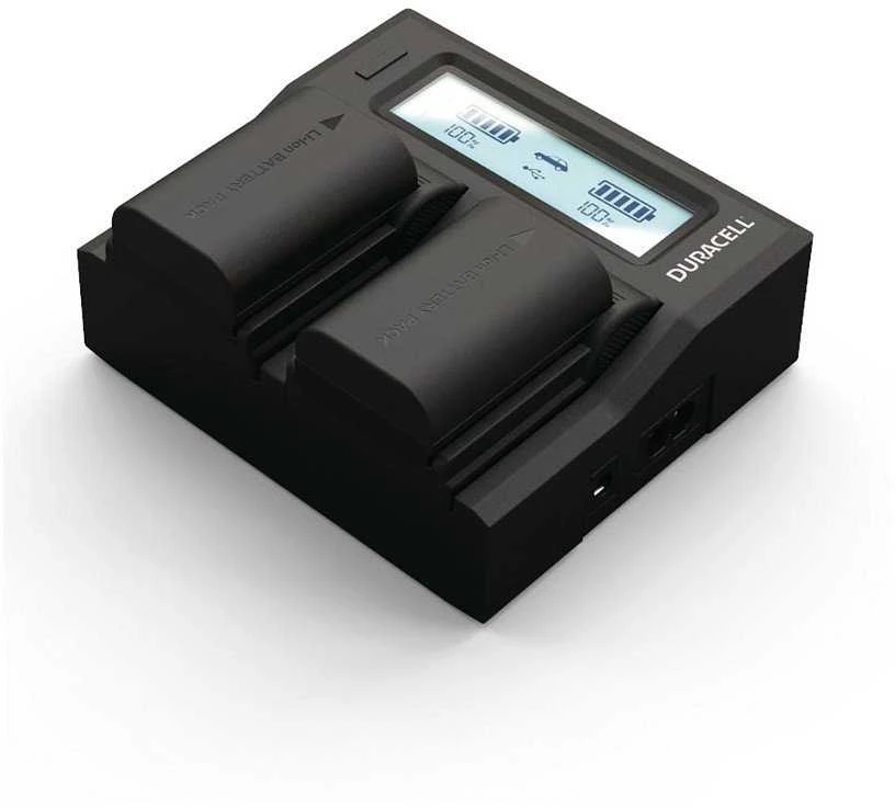 Duracell Duracell Dual Charger DR9943 / LP-E6 fotoaparato įkrovikliui