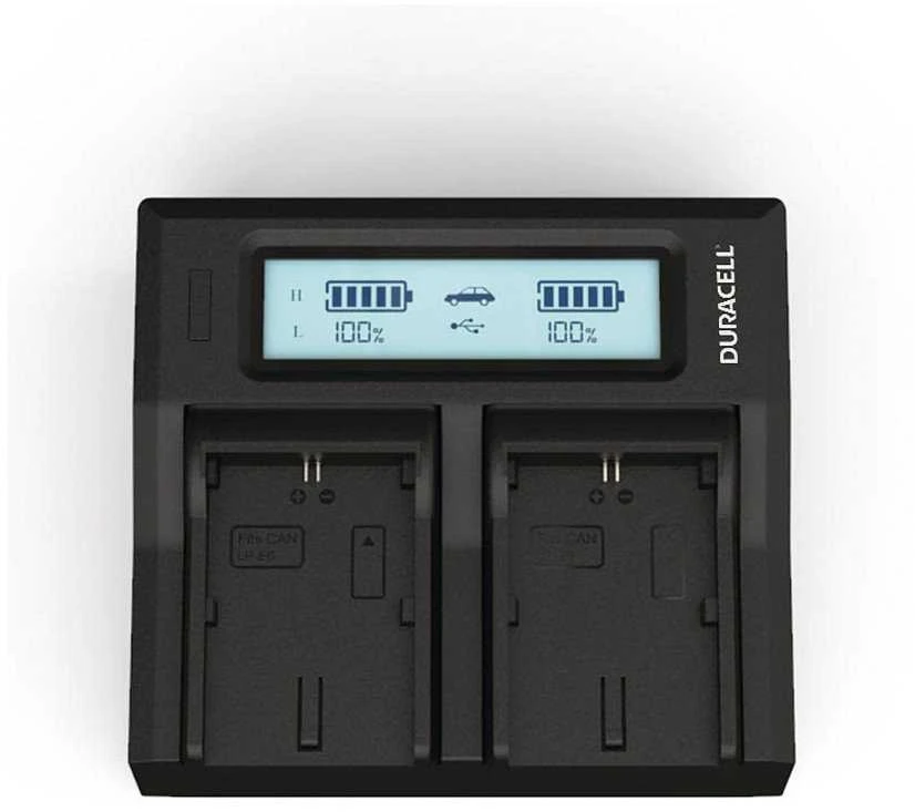 Duracell Duracell Dual Charger DR9943 / LP-E6 fotoaparato įkrovikliui