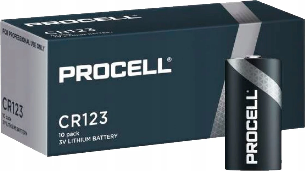 Procell CR123 baterijos su pakuote