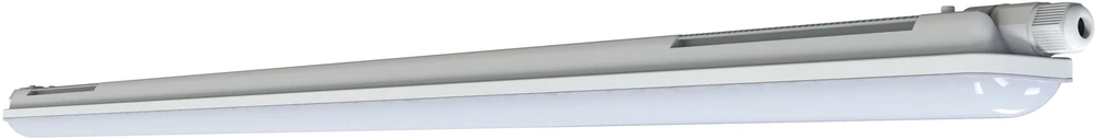 Lubinis šviestuvas Duralamp 65W LED linijinis šviestuvas DAMP PROOF ECO 3TH, pilkas, 6500K, 120°, 1505mm, IP65
