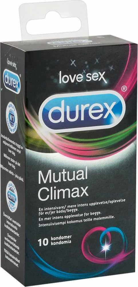 Durex Mutual Climax Stimuliuojantys prezervatyvai (10 vnt.)