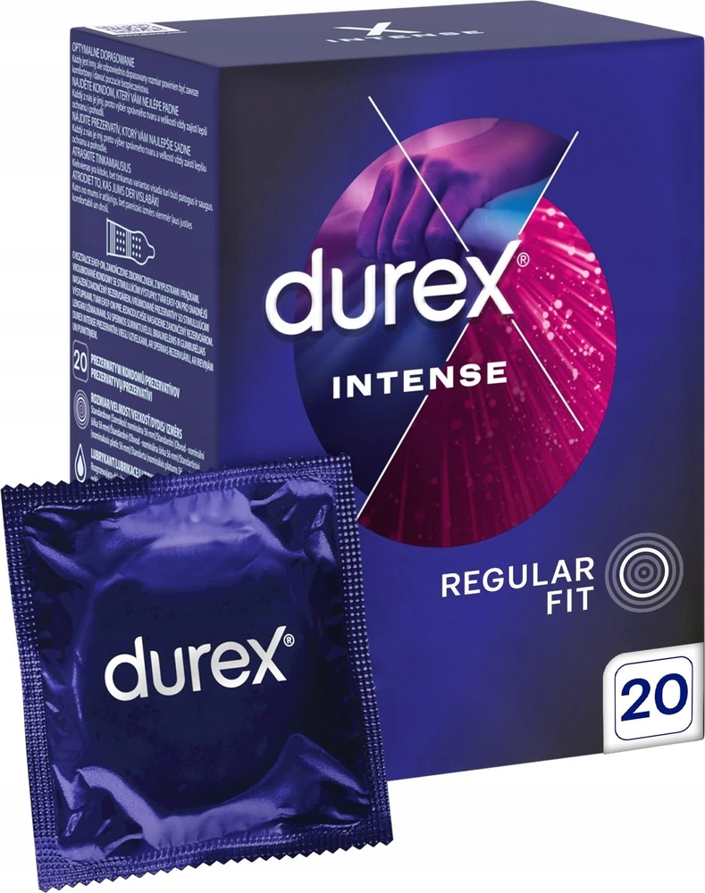 DUREX_Intensyviai stimuliuojantys prezervatyvai, 20 vnt.