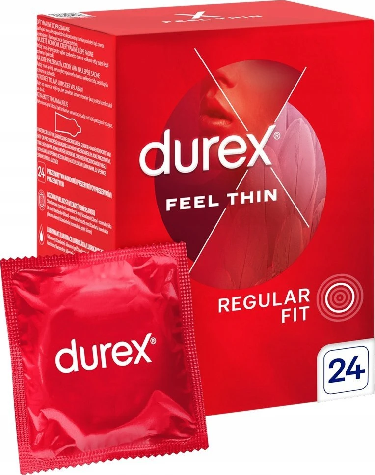 DUREX Feel Thin prezervatyvai, 24 vnt.