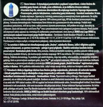 Durex Intense Stimuliuojamieji prezervatyvai (3 vnt.)