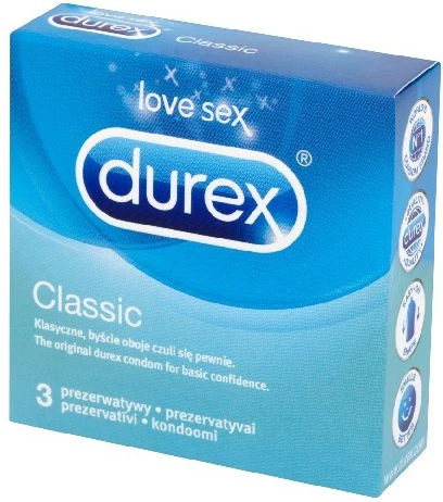 „Durex Classic A3“ prezervatyvai