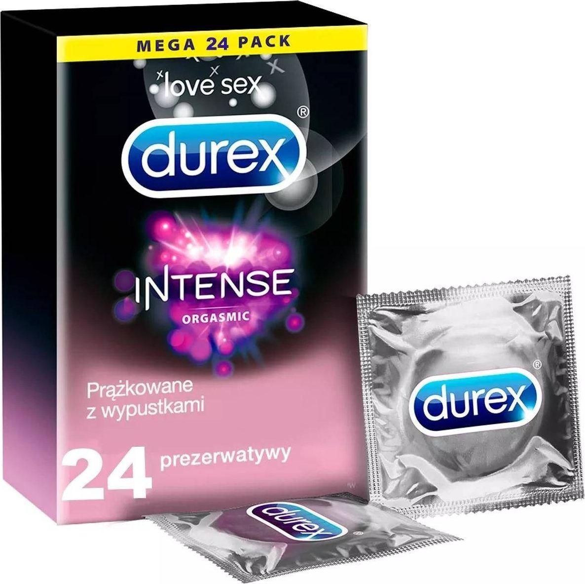 Durex Prezervatyvai Intense 24 vnt su 