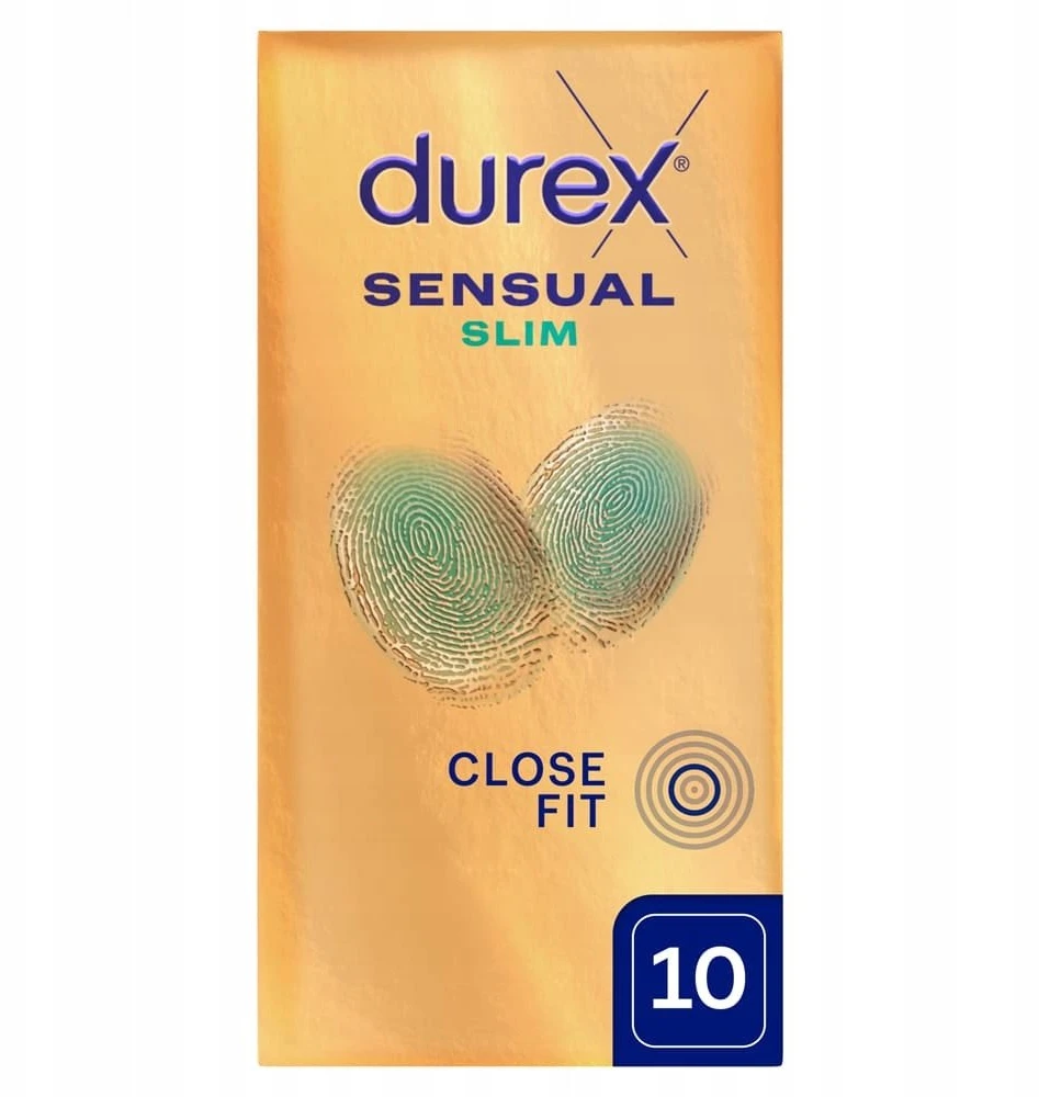 Durex Sensual Slim latekso prezervatyvai 10 vnt