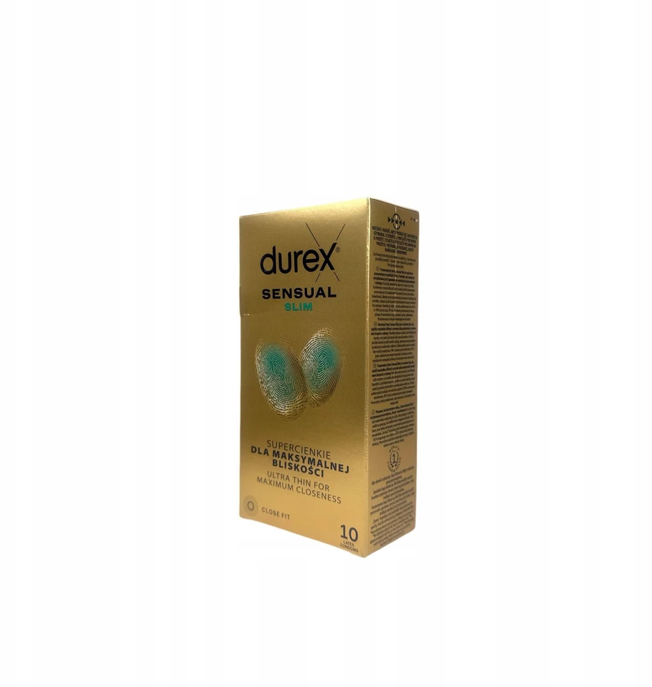 Durex Sensual Slim latekso prezervatyvai 10 vnt