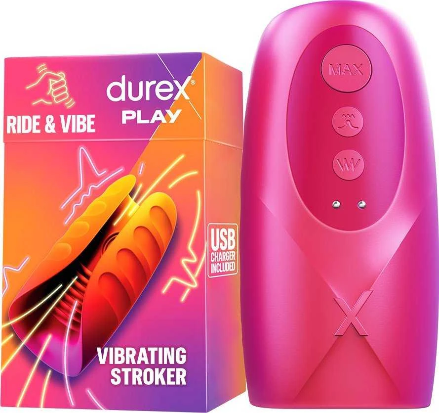DUREX_Vibracinis „Stroker“ stimuliuojantis masažuoklis