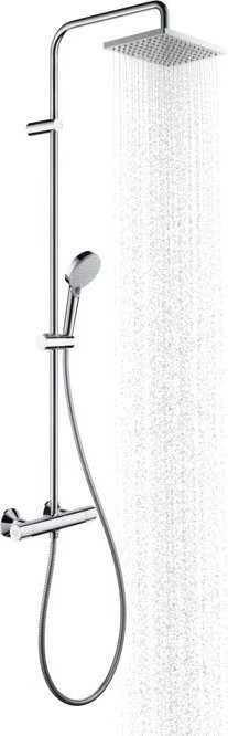 Termostatinė dušo sistema Hansgrohe Vernis Shape 230 1 Jet 26286670, juoda matinė