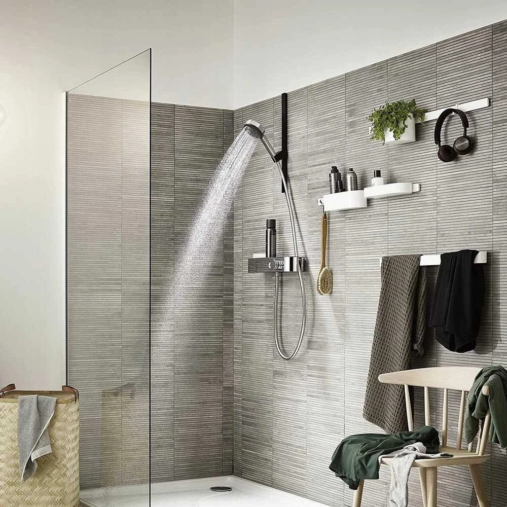 Hansgrohe Dušo galvutė Pulsify Select S EcoSmart 24111000 chromo 105mm