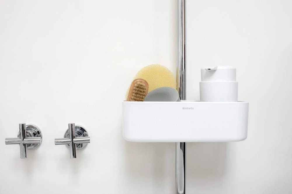 Brabantia Dėžutė vonios smulkmenoms, balta