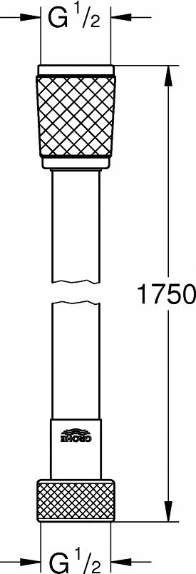 Dušo žarna GROHE Relexaflex 175 cm, 28154002