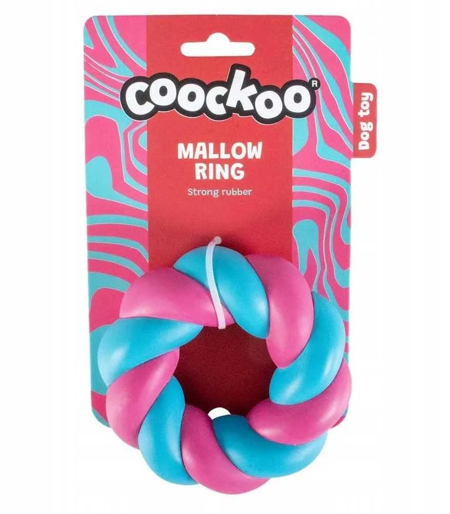 Duvo+ COOCKOO žaislas šuniui GUMOWA MALLOW RING 11x11x4cm
