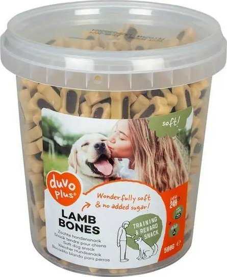 Duvo+ Duvo+ minkšti šunų dresuotojų kubeliai su ėriena, 500g