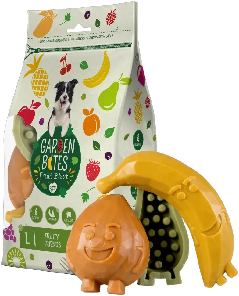Duvo+ Garden Bites Fruity Friends ''L'' 12,5 cm, 6 vnt. (stendas sudaro 6 vnt. x 3)