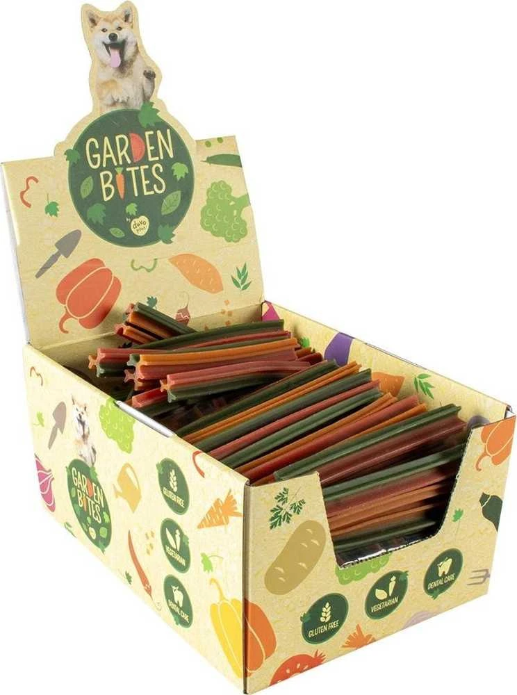 Duvo+ GARDEN BITES VEGAN TRIPLE STICKS ''M'' 15cm 36 vnt. (ekrane rodoma 36 vnt. x 3)