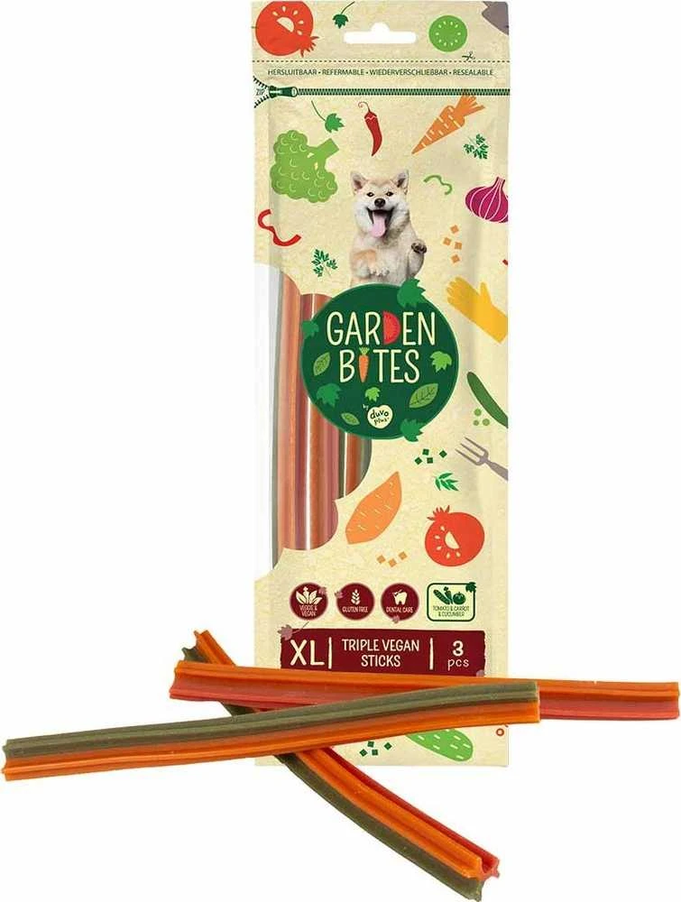 Duvo+ GARDEN BITES VEGAN TRIPLE STICKS ''XL'' 25cm 3 vnt. 4/40