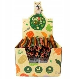 Duvo+ GARDEN BITES VEGANIŠKI TRIJŲ PAGALIUKŲ PAGALIUKAI ``XL`` 25 cm 80 g 40/240 (ekranui po 20 vnt. x 2)