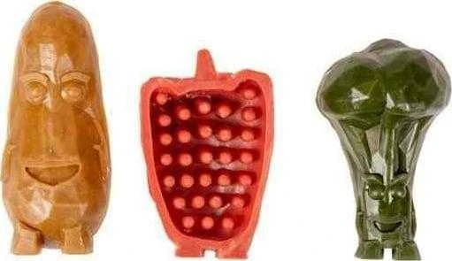 Duvo+ GERDEN BITES VEGGIE FRIENDS Smulkus augalas dantų valymui op.60 vnt.
