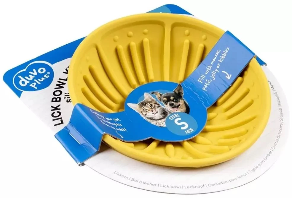 Duvo+ KIVI LAŽYMO DUBENĖLIS 225ml/14x14x6.5cm GELTONAS