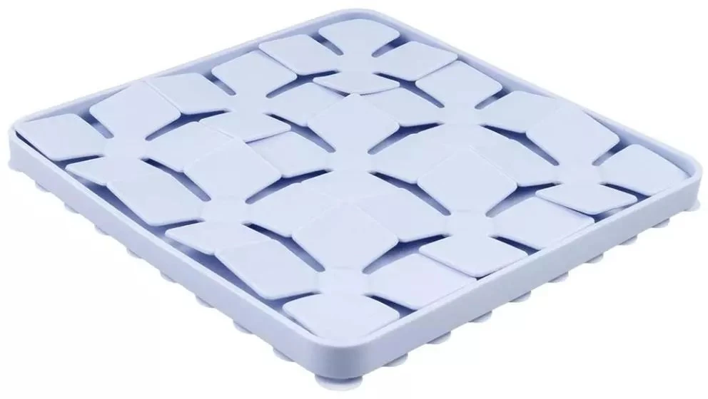 Duvo+ Silikoninis kvapo kilimėlis Rugiagėlė 20x20x2cm Violetinė