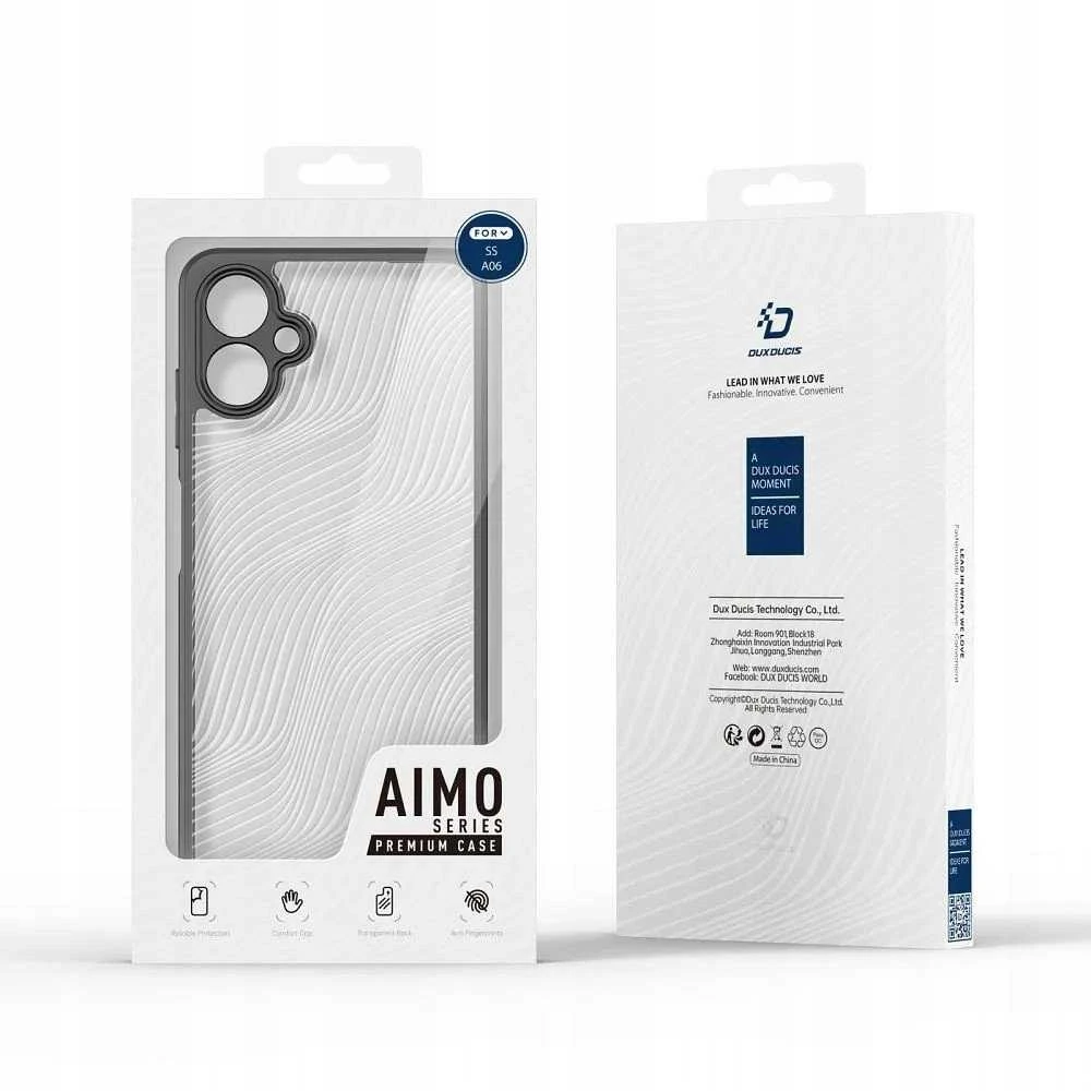 Dux Ducis dėklas AIMO skirtas Samsung Galaxy A06 juodos spalvos