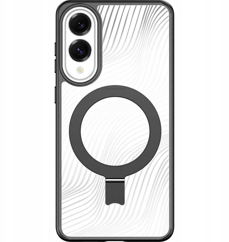 DUX DUCIS dėklas AIMO MAG compatible with MagSafe skirtas Samsung Galaxy S25 Edge juodos spalvos