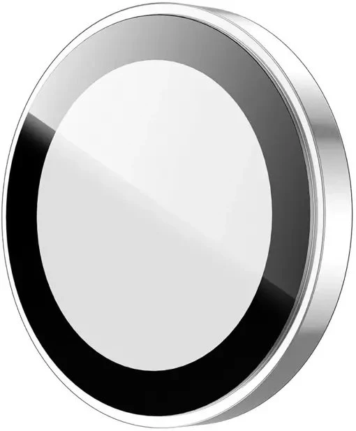 Dux Ducis fotoaparato objektyvo apsauga, skirta iPhone 17 Pro Max / iPhone 17 Pro, DUX DUCIS HAWK serija, grūdintas stiklas objektyvui – sidabrinė