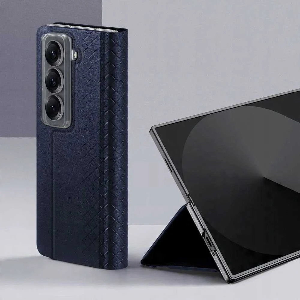 Dėklas Dux Ducis Bril Samsung F958 Z Fold SE mėlynas