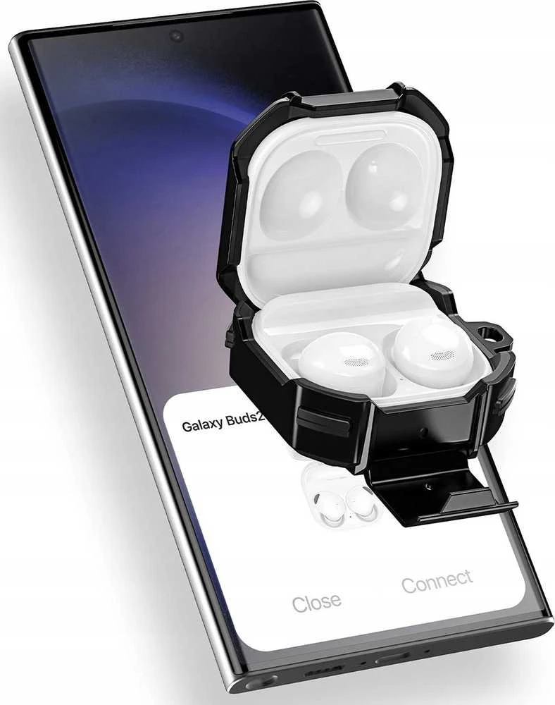 Dux Ducis SECG Samsung Galaxy Buds Live / Buds Pro / Buds 2 / Buds 2 Pro - dėklas telefonui juodos spalvos