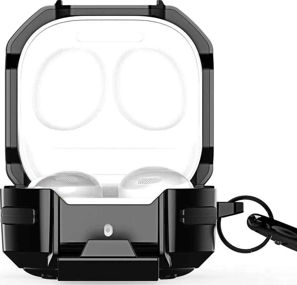 Dux Ducis SECG Samsung Galaxy Buds Live / Buds Pro / Buds 2 / Buds 2 Pro - dėklas telefonui juodos spalvos